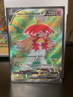 Pokemon TCG Hisuian Decidueye V Sword & Shield - Astral Radiance 173/189 Holo NM - Image 1