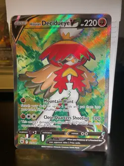 Pokemon TCG Hisuian Decidueye V Sword & Shield - Astral Radiance 173/189 Holo NM - Image 2
