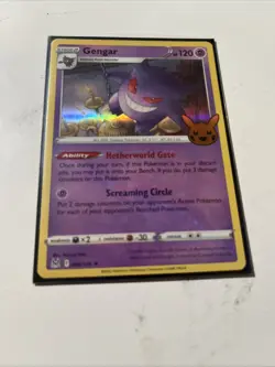 Pokemon Card Gengar 066/196 Lost Origin Holo Rare Halloween Trick Or Trade 2023 - Image 1
