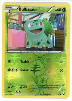 Bulbasaur Reverse Holo 1/108 Dark Explorers Pokemon Card - Image 1
