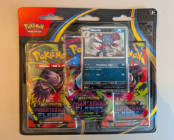 Pokemon TCG Phantasmal Flames Triple Blister Pack Weavile NEW ✅ - Image 1