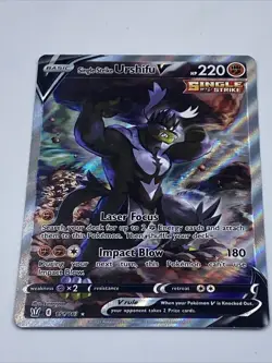 Single Strike URSHIFU V 151/163 Pokemon TCG: SWSH05 Battle Styles Alternate Art - Image 2