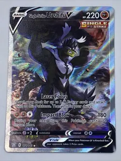 Single Strike URSHIFU V 151/163 Pokemon TCG: SWSH05 Battle Styles Alternate Art - Image 3