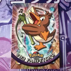 Pokemon Farfetch’d 83 Blue Topps First Print Light Played - Image 1