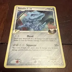 Steelix GL Rising Rivals Pokemon TCG 51/111 Platinum SP Uncommon LP - Image 1