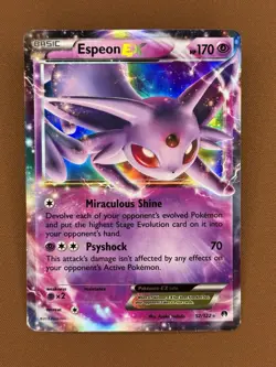 POKEMON TCG BREAKPOINT ESPEON EX HOLO ULTRA RARE 52/122 LP - Image 1