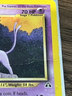 Espeon 20/75 Neo Discovery Pokemon TCG HP - Image 3