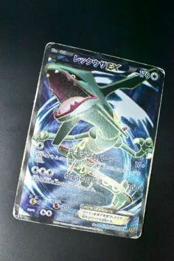 Rayquaza EX 085/078 Emerald Break 2015 SR 1st Edition Holo Full Art Pokemon Card - Image 3