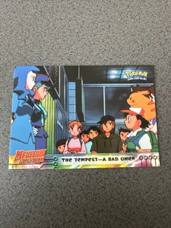 Pokemon The Tempest A Bad Omen 15 Mewtwo Strikes Back Black Topps Near Mint - Image 1