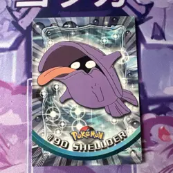 Pokemon Shellder 90 Blue Topps First Print Light Played - Image 1