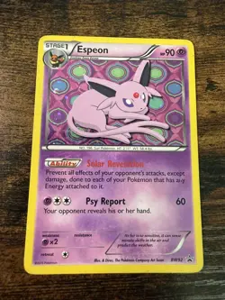 Espeon BW92 Holo Pokemon Card Black Star Promo MP-LP - Image 1