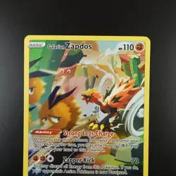 Galarian Zapdos SWSH283 Pokemon Sword & Shield Black Star Promo Holo Card - Image 2