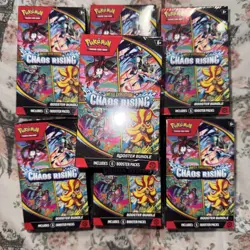 Pokemon TCG ME04 Chaos Rising Booster Bundle New Sealed. 7 Boxes. - Image 1