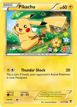 Pikachu - 27/111 - Common MP TCG Pokemon - Image 1