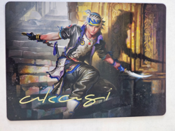 MTG - Locke Cole - Art Series Gold Stamped - Final Fantasy - Image 1