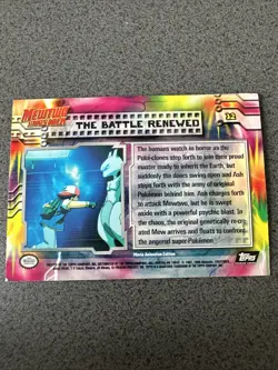 Pokemon Battle Renewed 32 Mewtwo Strikes Back Black Topps Near Mint - Image 2