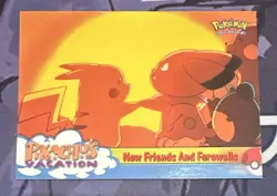 Pokemon New Friends And Farewells 59 Pikachu’s Vacation Black Topps Near Mint - Image 1
