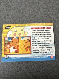 Pokemon Racing Cheek To Cheek 48 Pikachu’s Vacation Near Mint - Image 2
