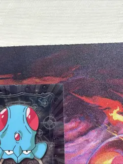 2000 TOPPS Chrome POKEMON TENTACOOL #72 holo foil - Image 3