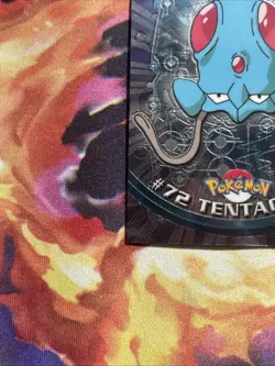 2000 TOPPS Chrome POKEMON TENTACOOL #72 holo foil - Image 5