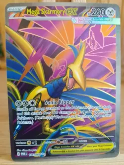 Pokemon TCG Mega Skarmory Ex Full Art 106/088 Perfect Order Near Mint/Mint - Image 1