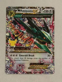 Pokemon M Rayquaza EX 76/108 Celebrations Collection Holo Full Art -FLAWLESS- - Image 1