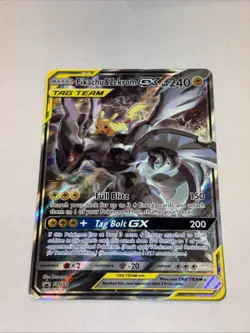Pikachu & Zekrom Tag Team GX SM168 Alternate Full Art Holo Promo Pokemon Card - Image 1