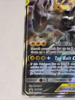 Pikachu & Zekrom Tag Team GX SM168 Alternate Full Art Holo Promo Pokemon Card - Image 2