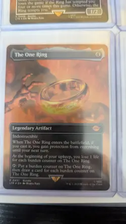 MTG Lord of The Rings One Ring Scene Foil Bundle - Mint, Never Played! - Image 2
