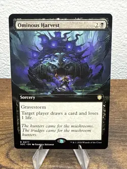Ominous Harvest (Extended Art) Commander: Secrets of Strixhaven Regular - Image 1