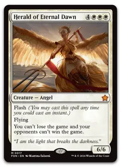 Herald of Eternal Dawn #17 (NM) Foundations FDN Magic MTG - Image 1