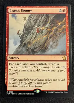 MTG - Brass's Bounty - MTG - Foundations - Pack Fresh!! - Image 1