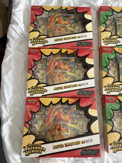 Pokemon TCG Mega Evolution Ascended Heroes Bundle Ex Box Sealed x3 | 24 HR 🚚 - Image 1