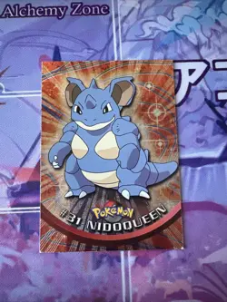 Pokemon Nidoqueen Holo 31 Black Topps Light Played - Image 1