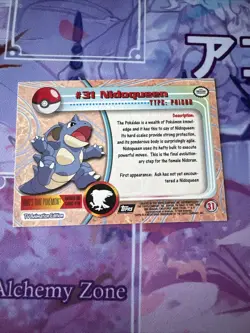 Pokemon Nidoqueen Holo 31 Black Topps Light Played - Image 2