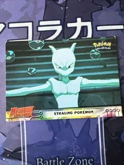Pokemon Stealing Pokemon 27 Mewtwo Strikes Back Black Topps Light Played - Image 1