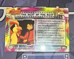 Pokemon The Best Of The Best 20 Foil Mewtwo Strikes Back Black Topps Near Mint - Image 2