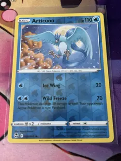 Articuno Reverse Holo Rare 036/195 Silver Tempest Sword & Shield Holographic - Image 1