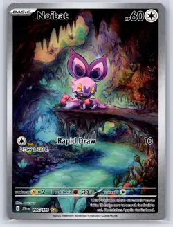 NOIBAT 169/159 JOURNEY TOGETHER ILLUSTRATION RARE POKEMON NEAR MINT - Image 1