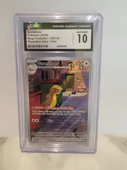2025 Mega Evolution Pokemon Gumshoos CGC 10 153/132 - Image 1