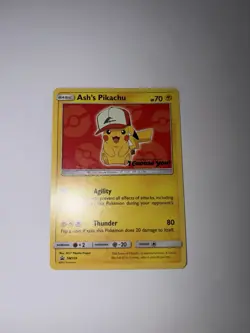Pokemon Ash's Pikachu SM109 I Choose You Promo HP 4A - Image 2