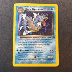 Dark Gyarados 8/82 Team Rocket Holo Pokemon MJ - Image 1