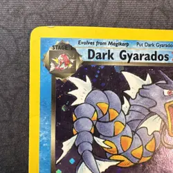 Dark Gyarados 8/82 Team Rocket Holo Pokemon MJ - Image 2