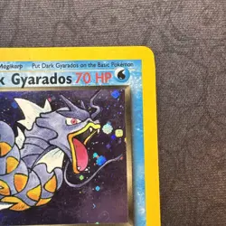 Dark Gyarados 8/82 Team Rocket Holo Pokemon MJ - Image 3