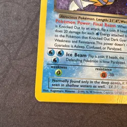 Dark Gyarados 8/82 Team Rocket Holo Pokemon MJ - Image 5