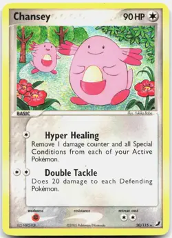 Pokemon TCG Chansey Unseen Forces Rare 20/115 - Image 1