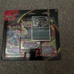 Pokemon TCG: Phantasmal Flames 3 Pack Blister [Weavile] (New & Sealed) - Image 1