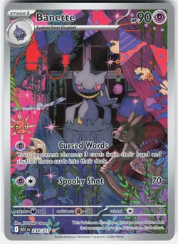 Pokemon Banette 234/217 Illustration Rare Ascended Heroes Pokemon Near Mint A - Image 1