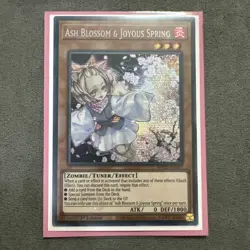 Yugioh Ash Blossom & Joyous Spring MP22-EN257 Secret Rare 1st Ed NM - Image 1