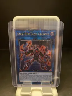 Xtra HERO Cross Crusader Quarter Century Secret Rare RA04-EN076 Yugioh NM - Image 1